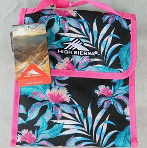 High Sierra floral lunch tote